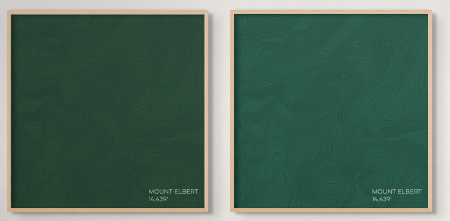Mount Elbert Colorado Mountain Topographic Map