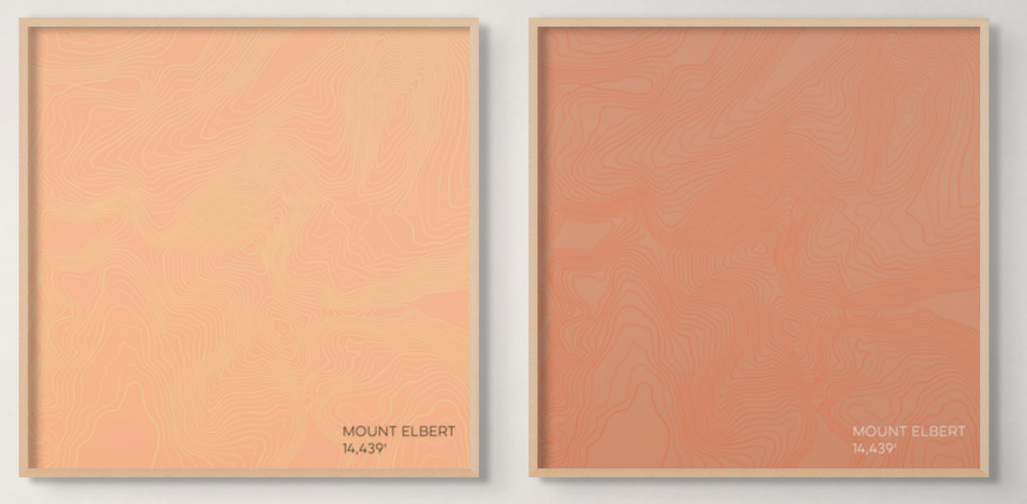 Mount Elbert Colorado Mountain Topographic Map