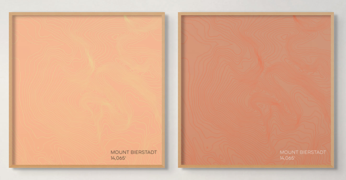 Mount Bierstadt Colorado Mountain Topographic Map