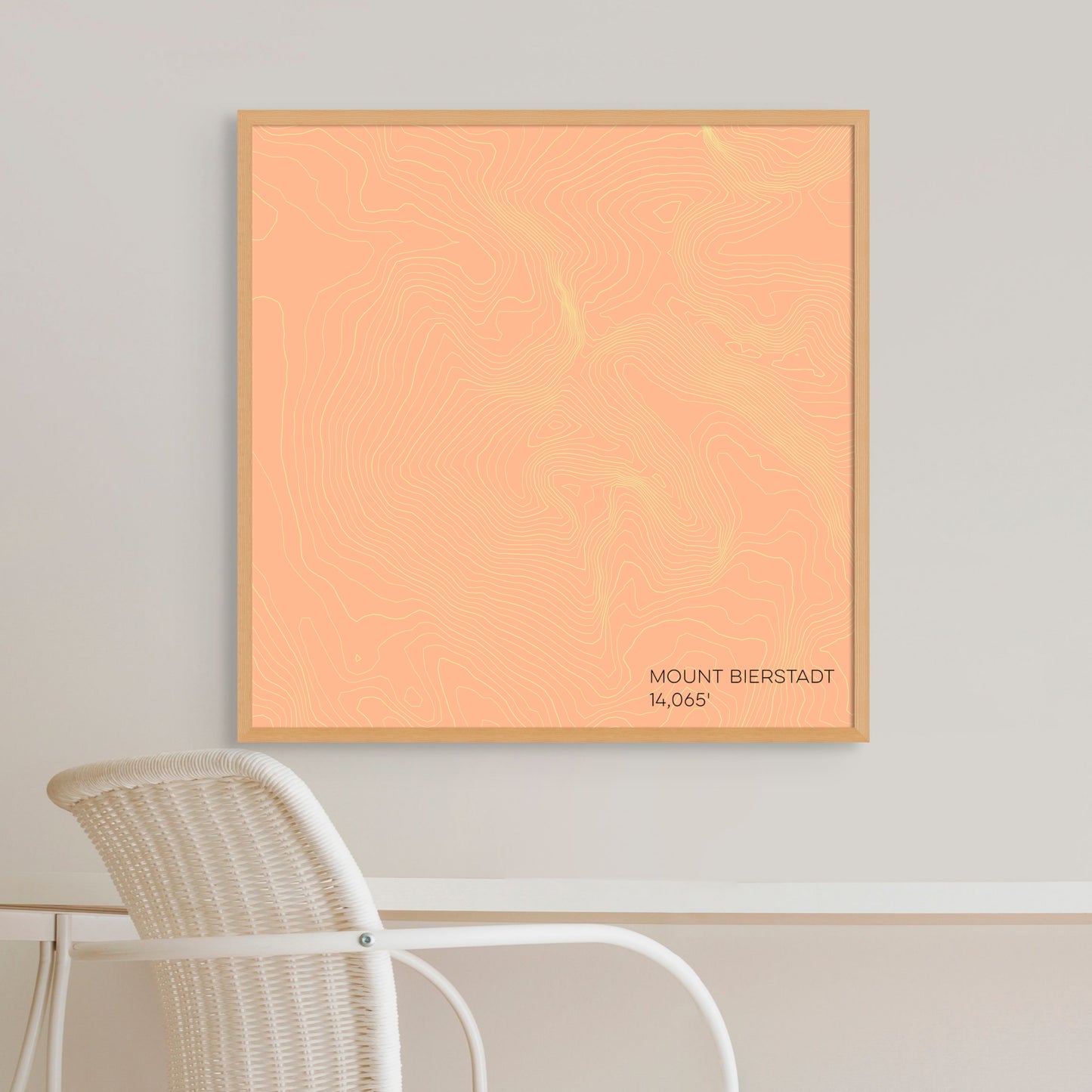 Mount Bierstadt Colorado Mountain Topographic Map