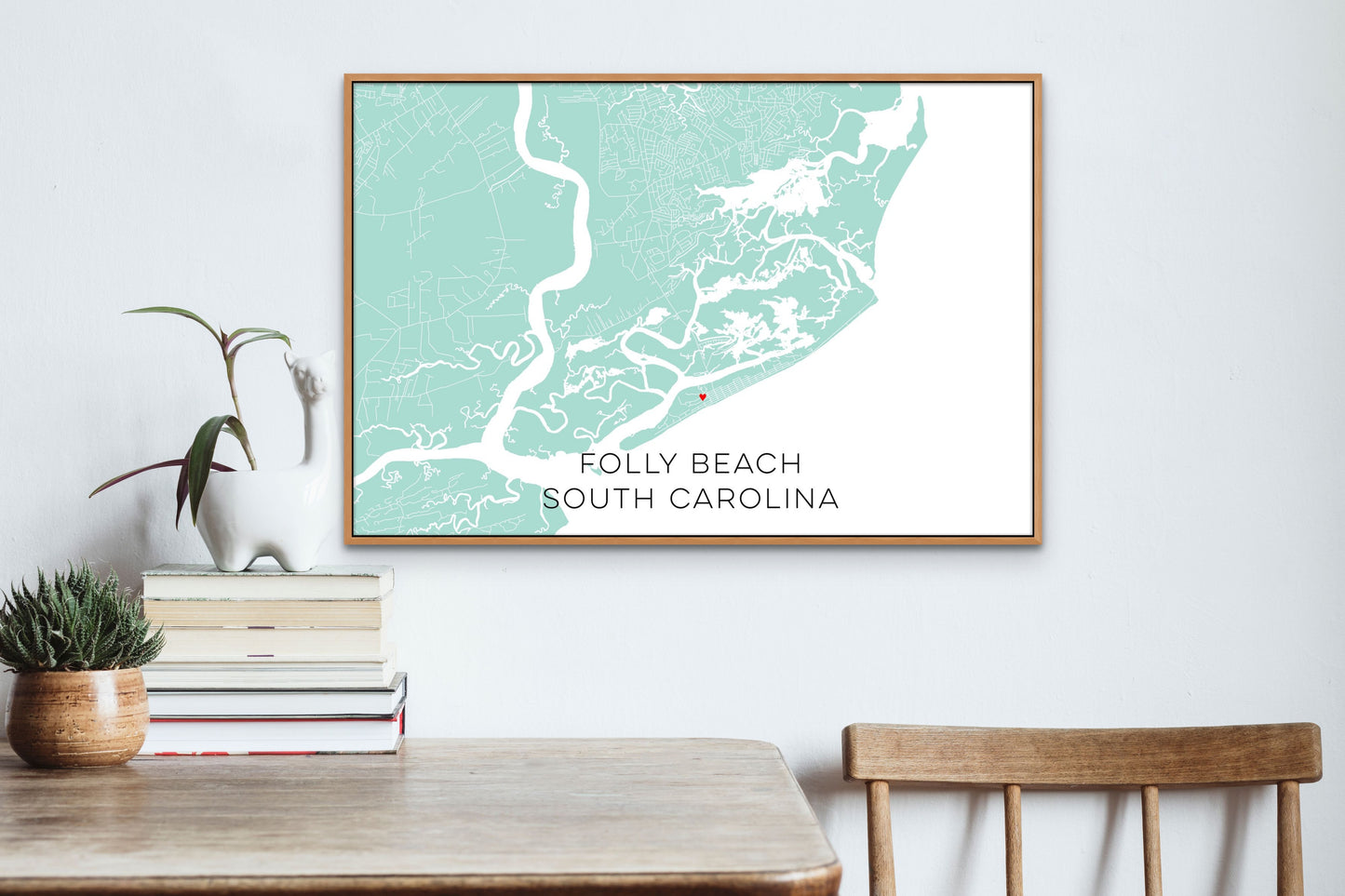 Folly Beach South Carolina Map • Folly Beach SC Custom Map