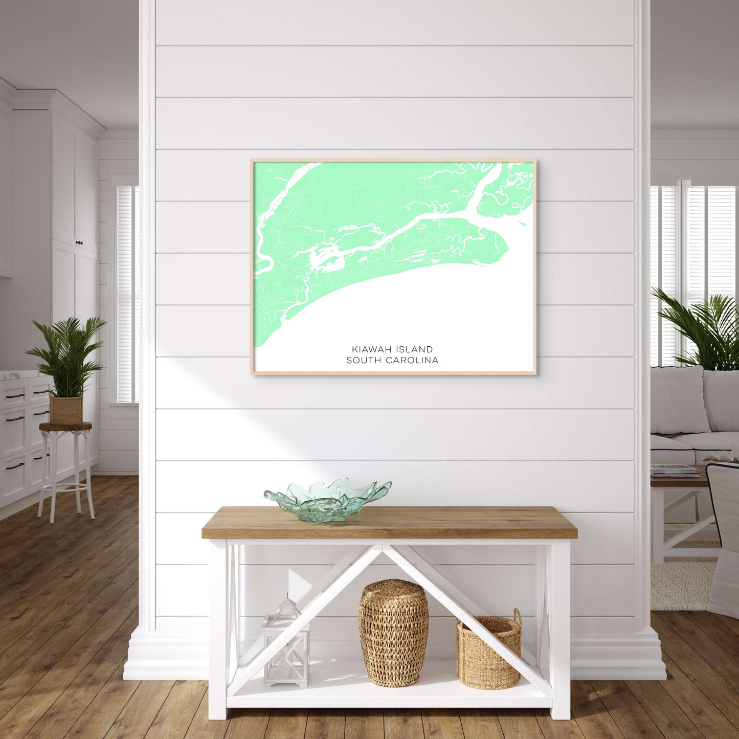 Kiawah Island South Carolina Map • Kiawah Island SC Custom Map