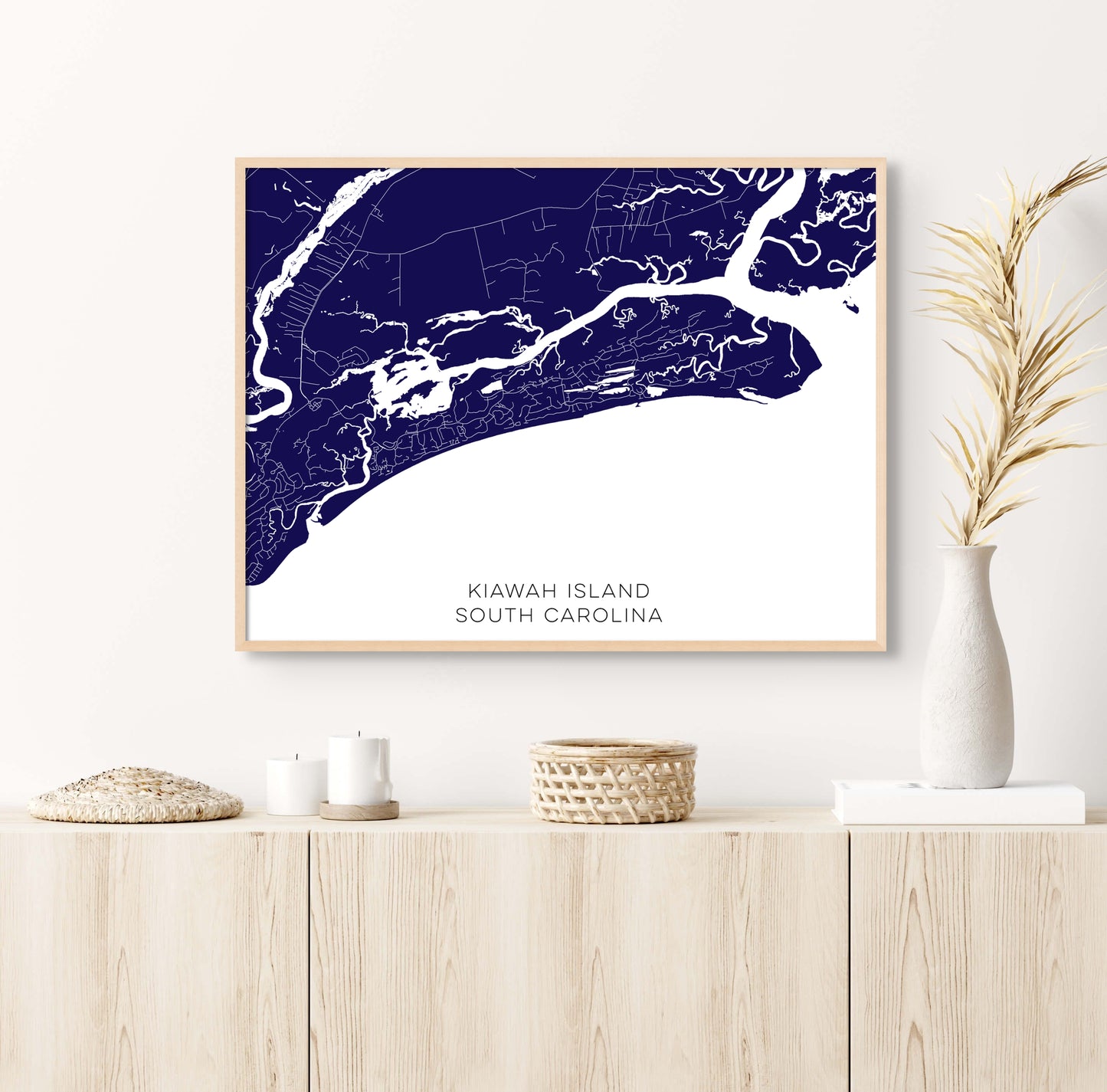 Kiawah Island South Carolina Map • Kiawah Island SC Custom Map