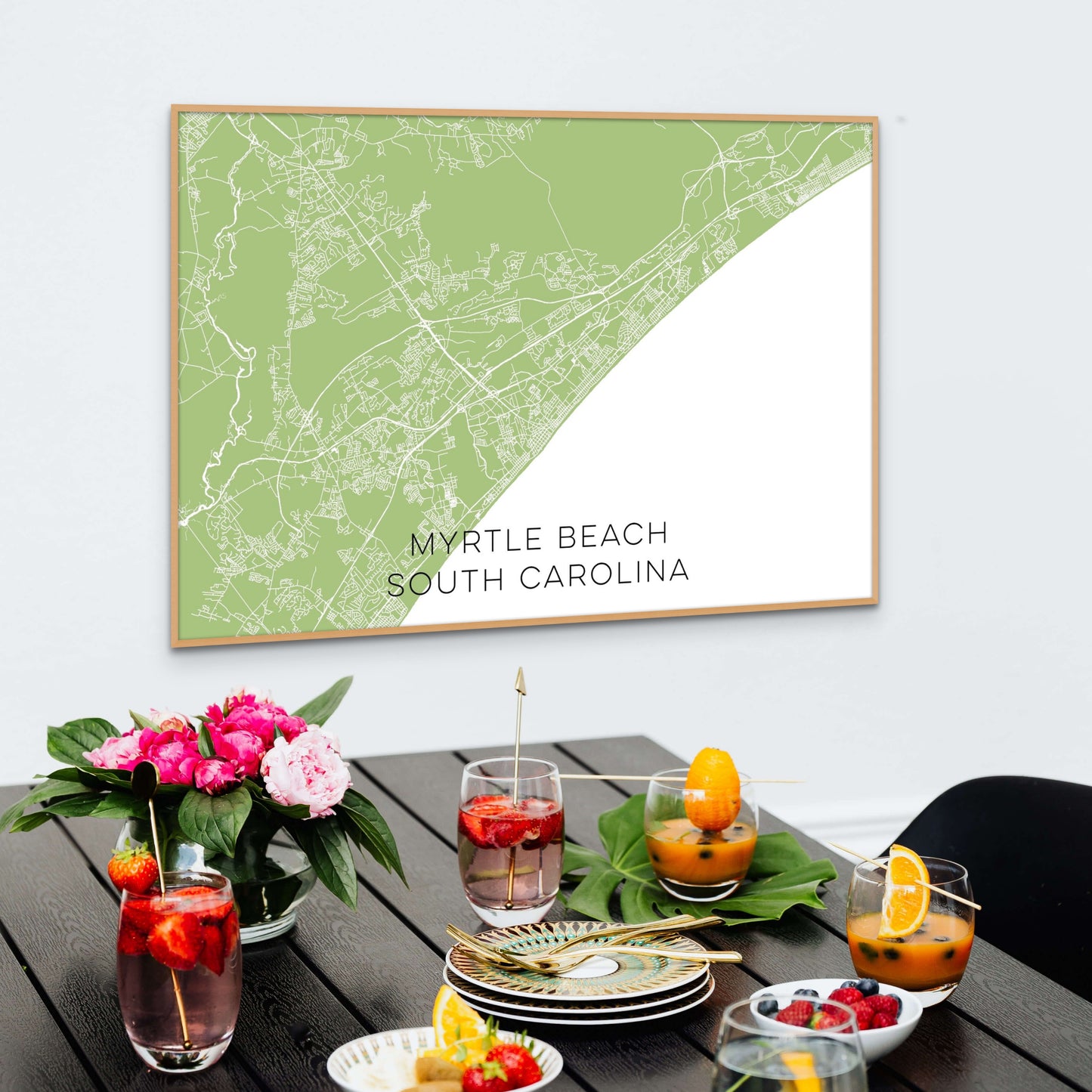 Myrtle Beach South Carolina Map • Myrtle Beach SC Custom Map