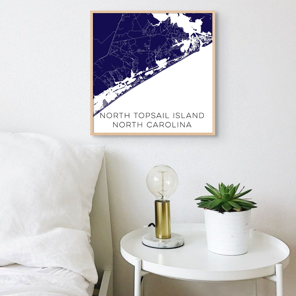 Topsail North Carolina Map • Topsail NC Custom Map