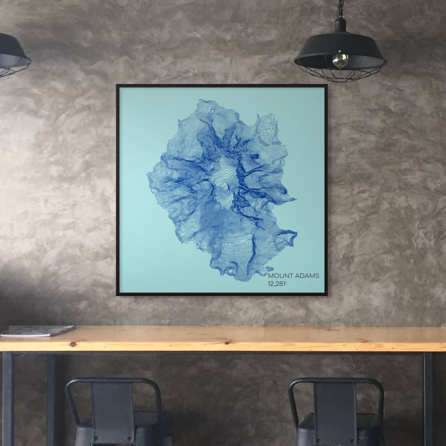 Mount Adams Washington Mountain Topographic Map