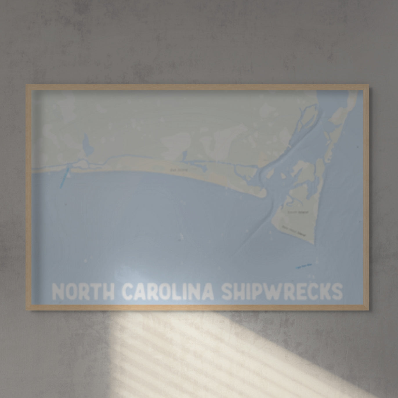 Oak Island North Carolina Shipwrecks Map